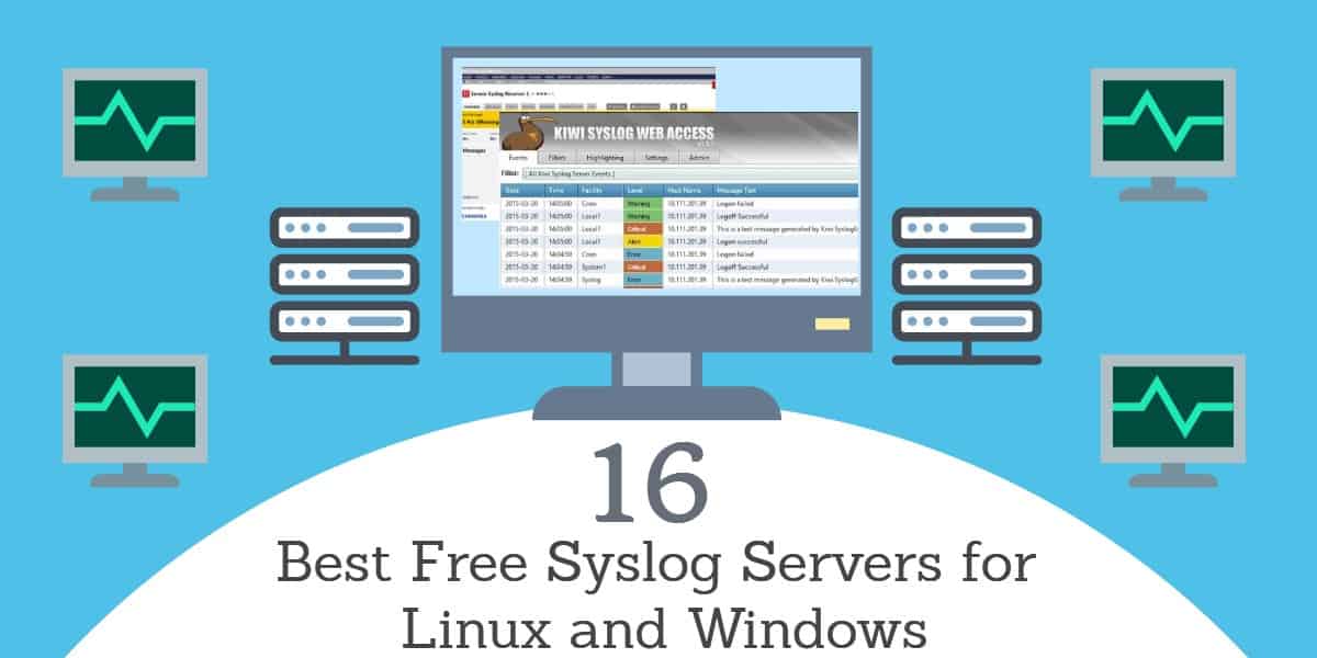 16 migliori server syslog gratuiti per Linux e Windows