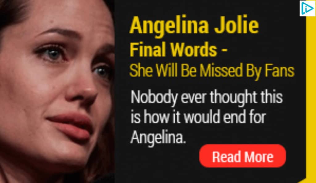 Título da isca de Angelina Jolie.
