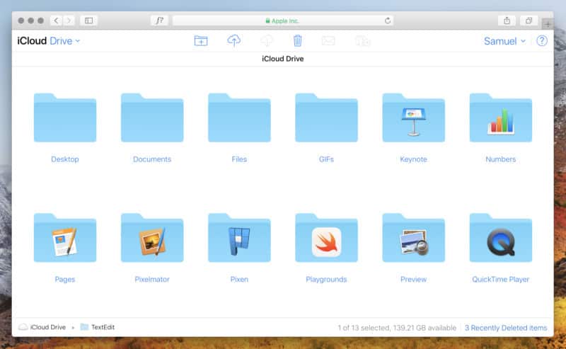 iCloud云端硬碟