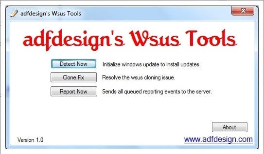 Afdesign WSUS Tool