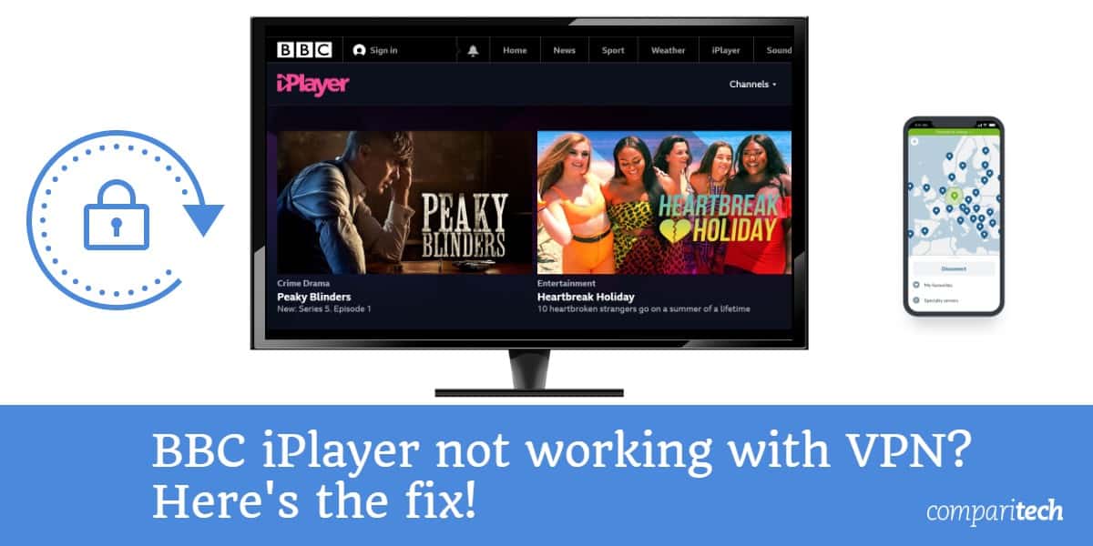 BBC iPlayer ne fonctionne pas avec VPN