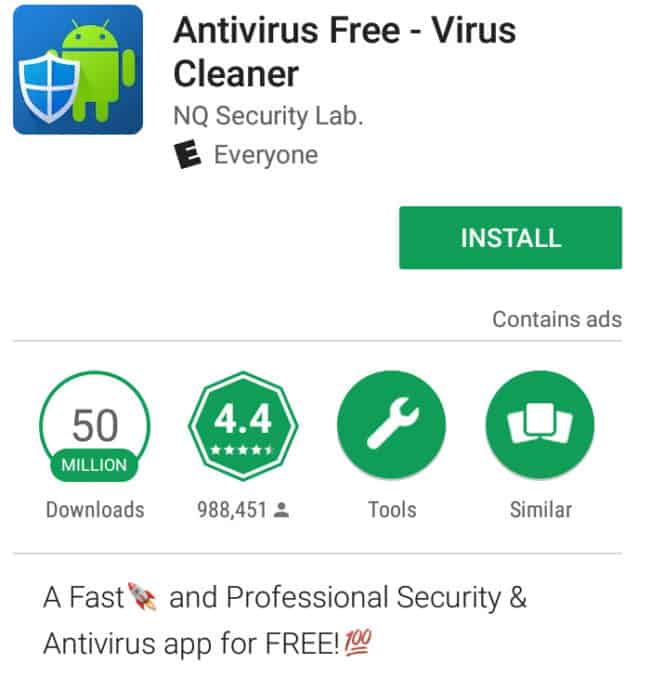 antivirus free android antivirus