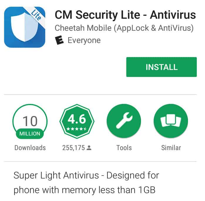 android Antivirus cm Sicherheit