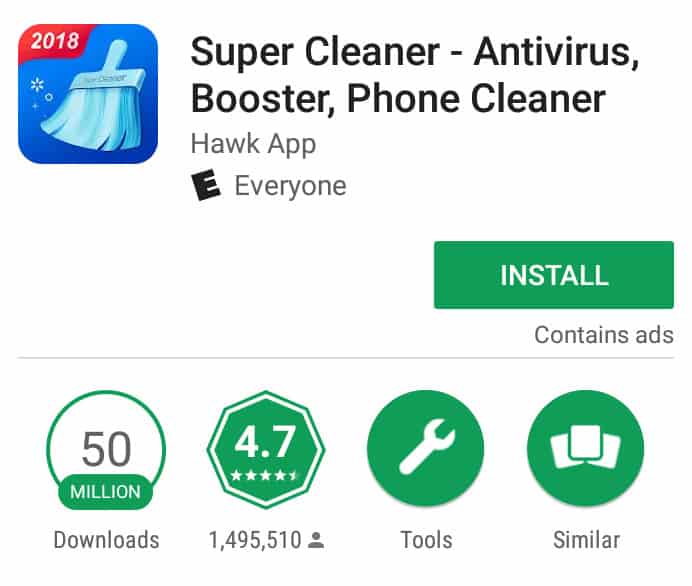 Super Cleaner Android Antivirus