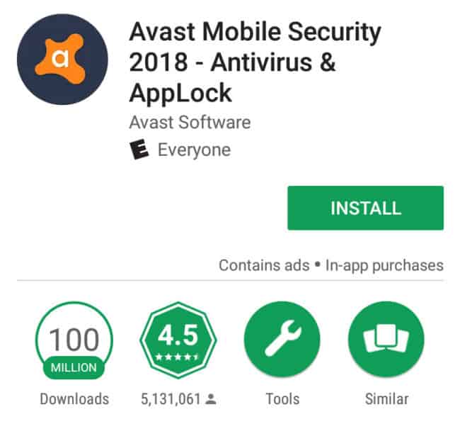 Avast Android Antivirus