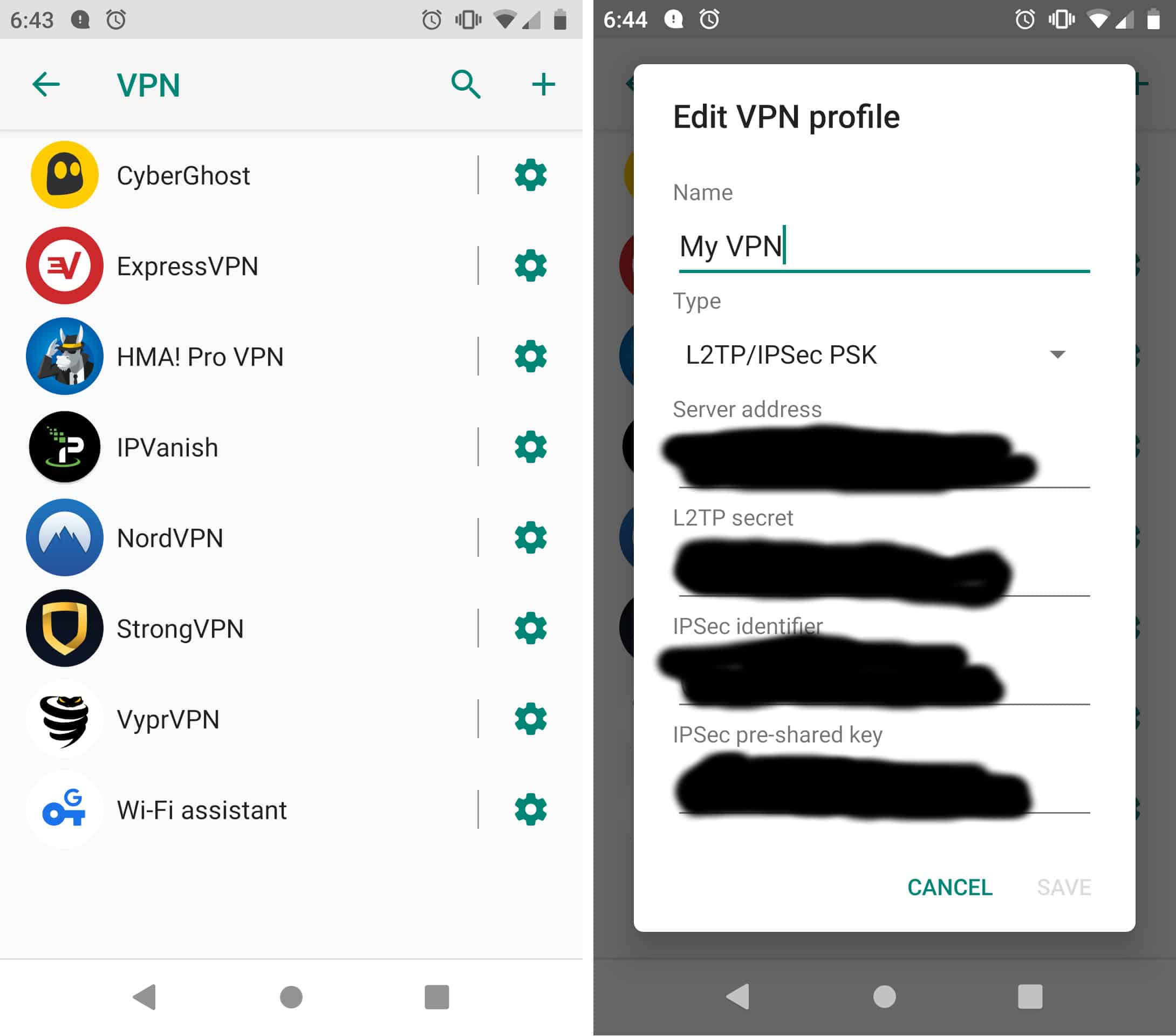 如何设置Android的VPN