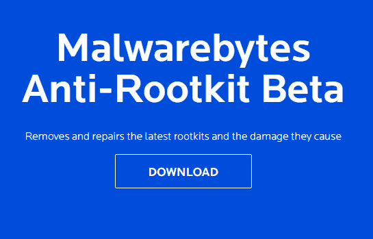 Anti-rootkit Malwarebytes
