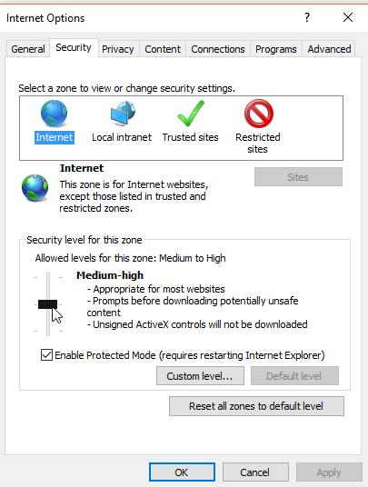 Paramètres de sécurité de Google Chrome