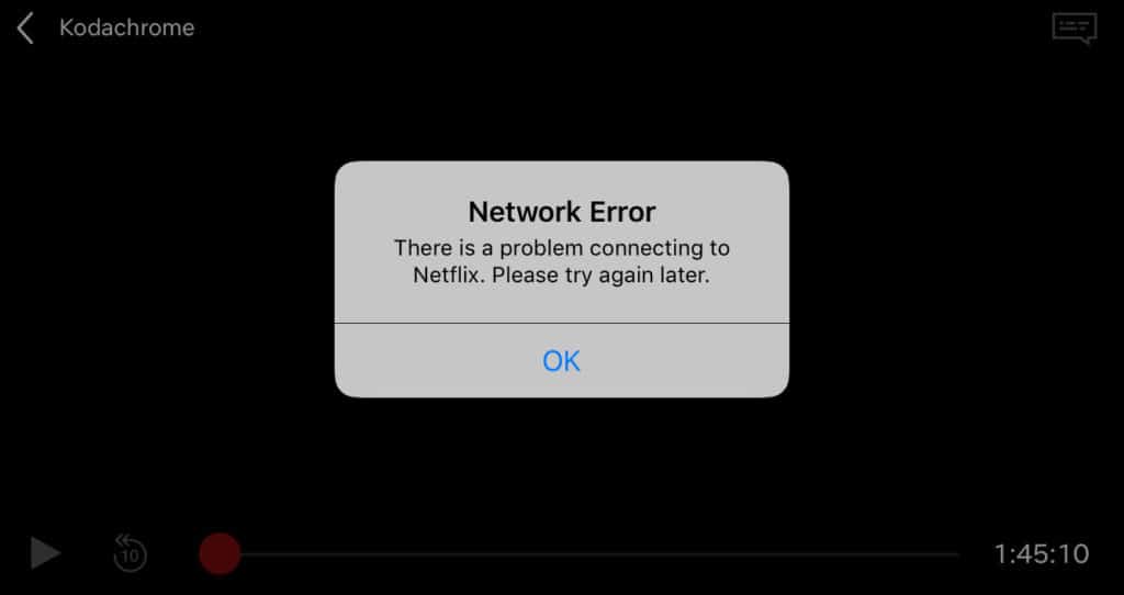 Erro de rede PureVPN Netflix.