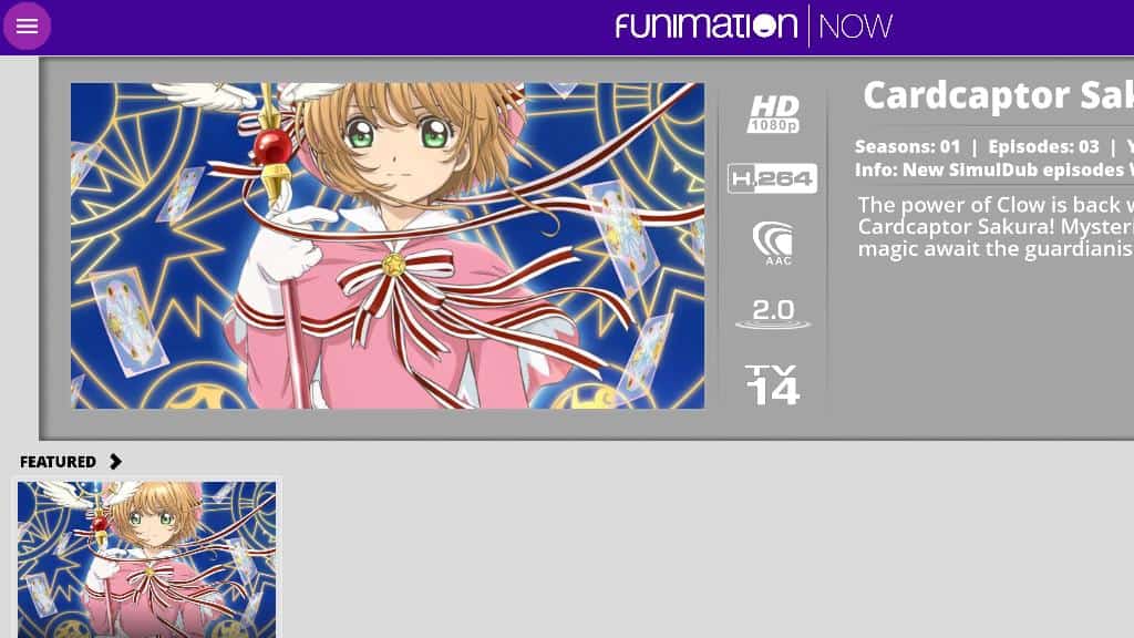 FunimationNOW Complemento do Kodi: configurar