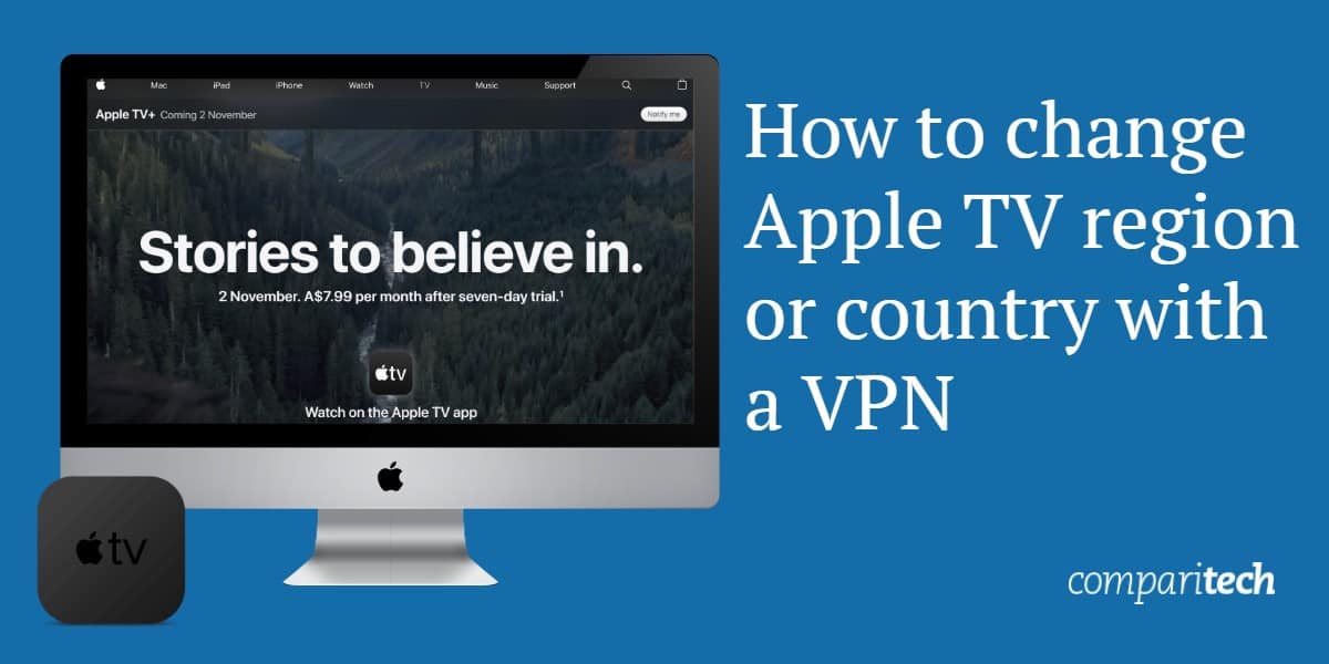So ändern Sie die Region oder das Land von Apple TV mit einem VPN