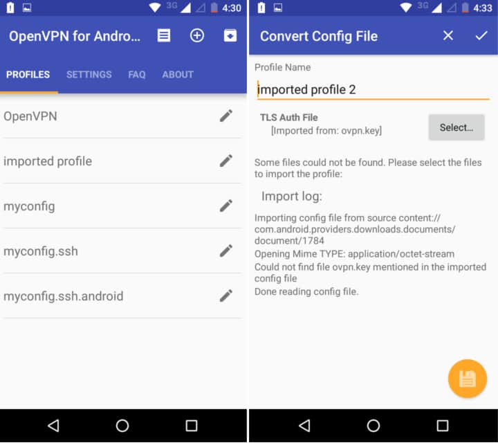 openvpn para android