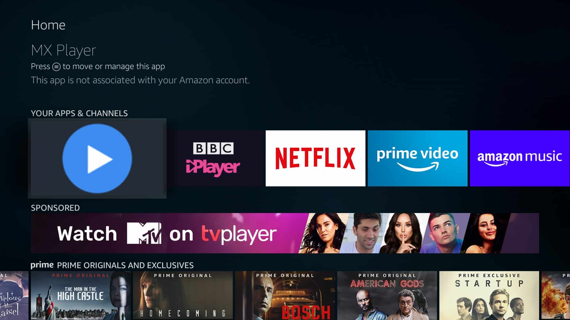 Amazon FirestickまたはFire TVにMX Playerをインストールする方法