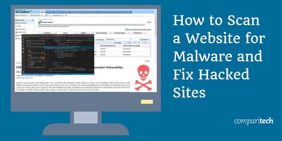 Cómo escanear un sitio web en busca de malware y corregir sitios pirateados