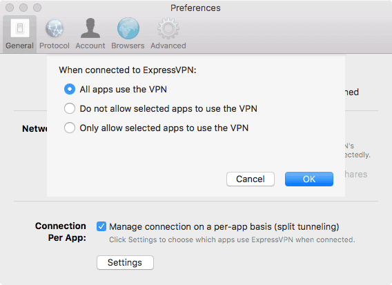 Aufteilen des Tunnel-VPN-Verkehrs unter Windows, MacOS, DD-WRT und Tomato