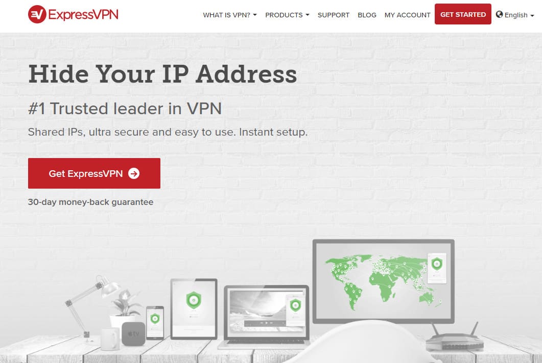 ExpressVPN ocultar IP