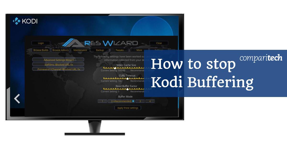 Kodiバッファリングを停止する方法