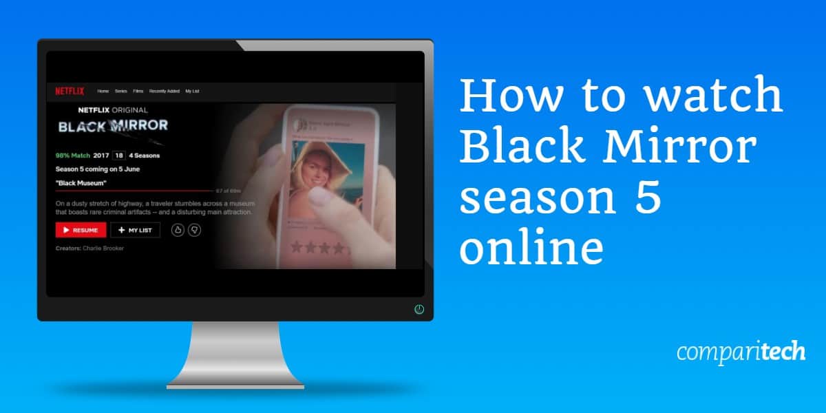 كيف تشاهد Black Mirror season 5 عبر الإنترنت