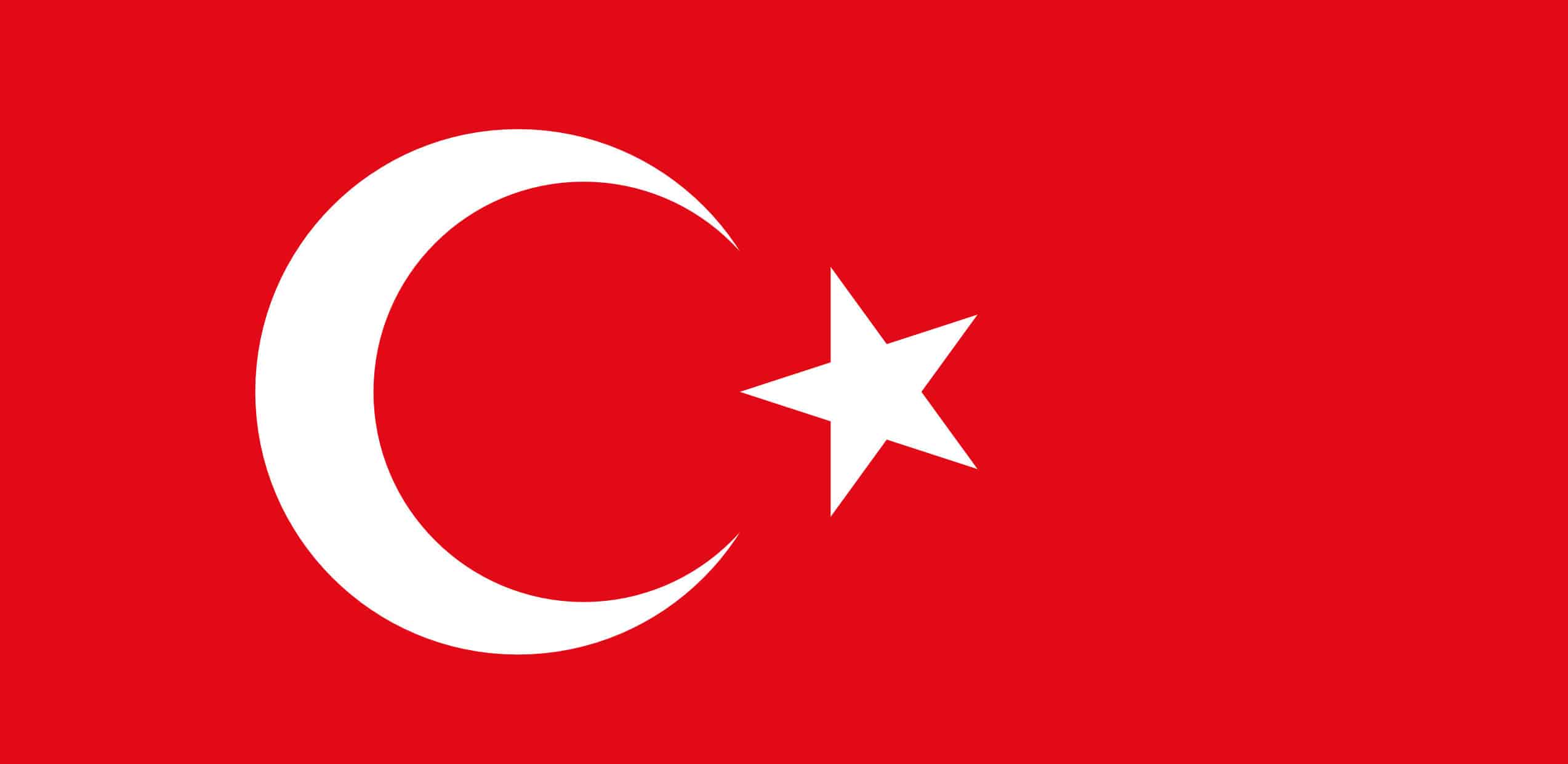 Bandera de Turquía - Turco