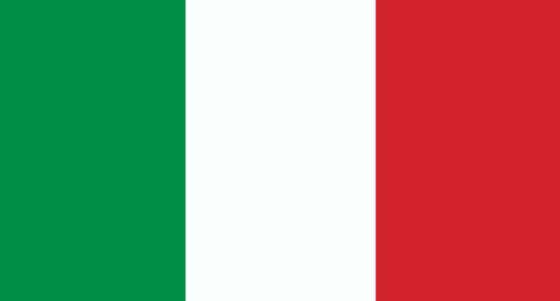 علم ايطاليا - الايطالية