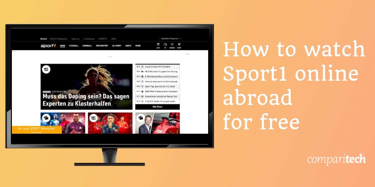 Como assistir Sport1 online no exterior gratuitamente