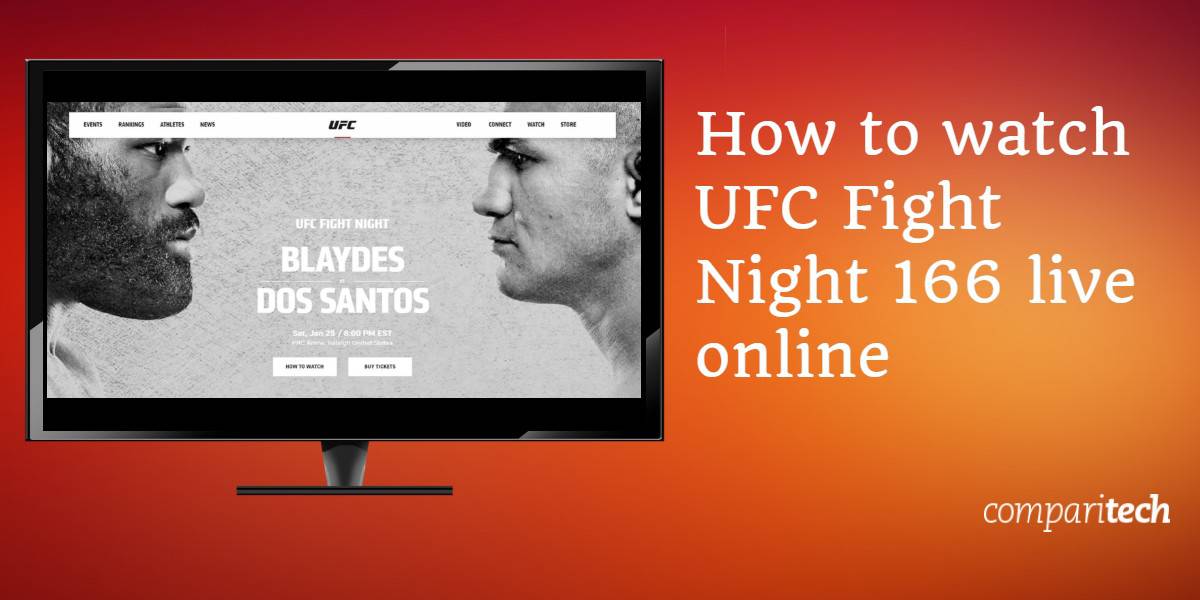 Cómo ver UFC Fight Night 166 en vivo en línea