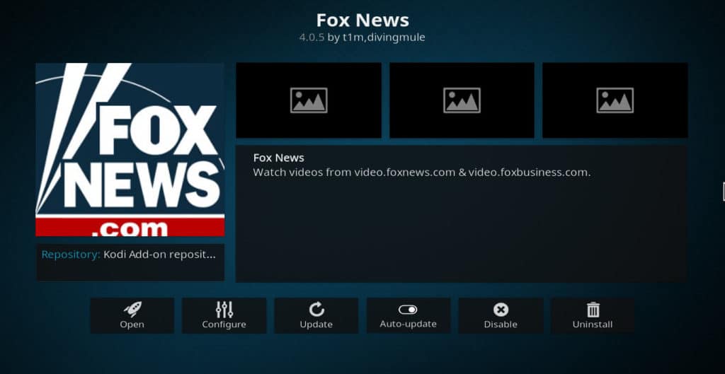 Complemento Fox News Kodi