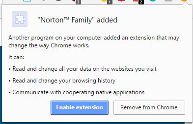 Norton Chrom Erweiterung
