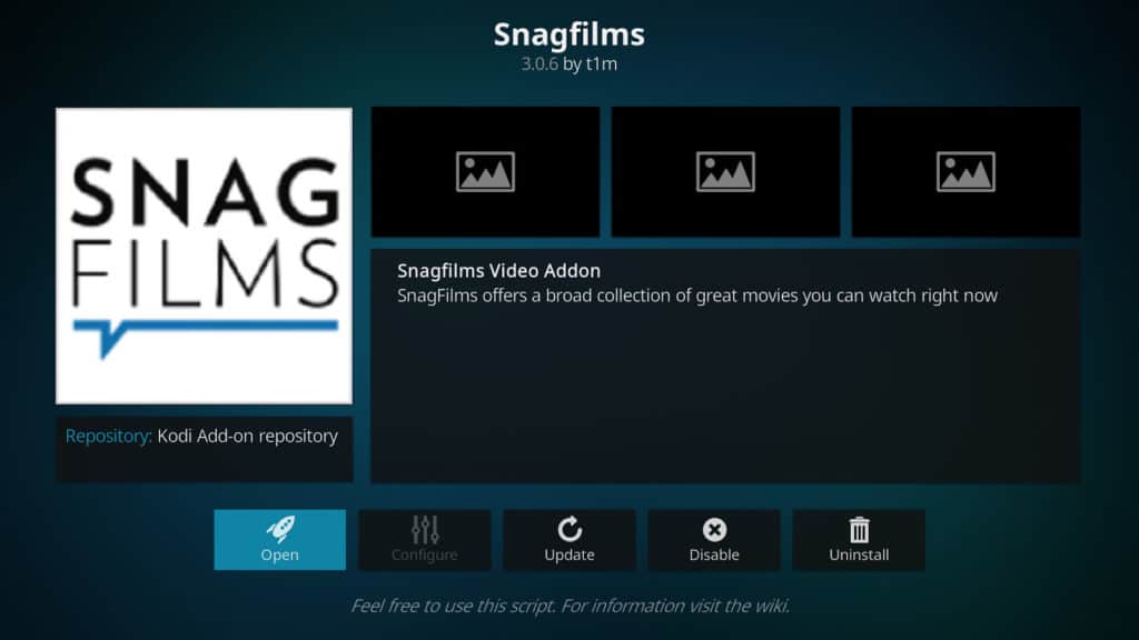 SnagFilms Kodi插件