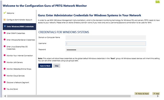 PRTG Network Monitorスクリーンショット