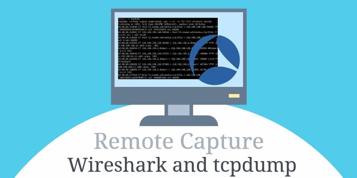 Capture à distance Wireshark tcpdump