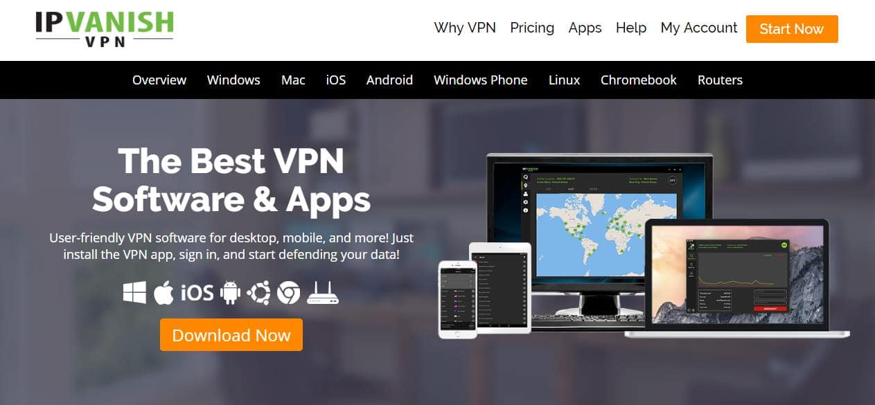 Plex VPN-IPVanish飞溅