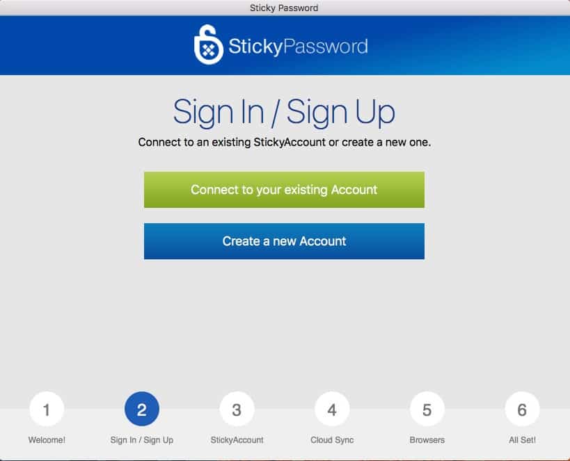 Account Sticky Password