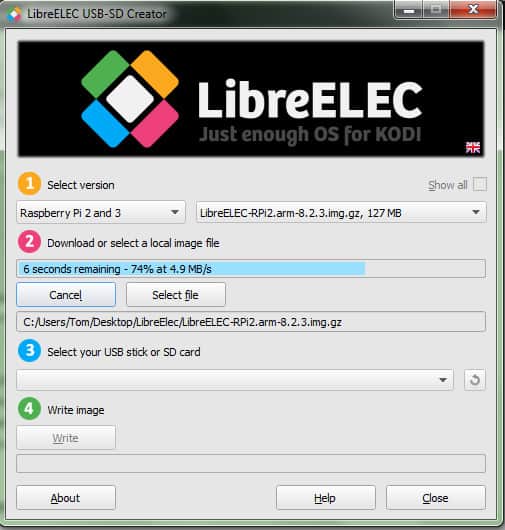 LibreElecステップ2