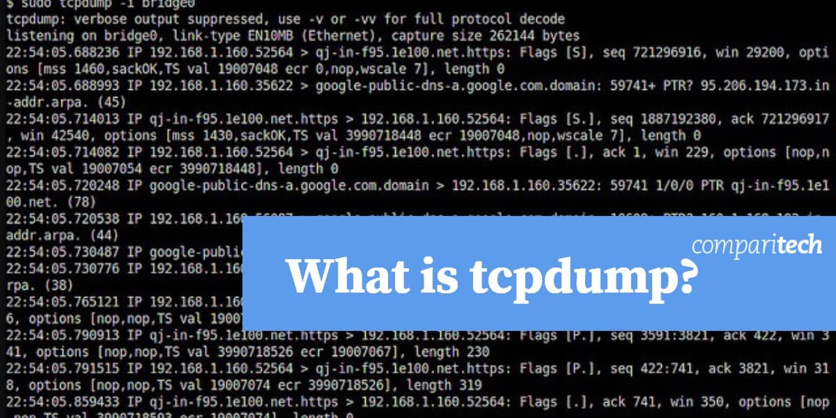 ما هو tcpdump