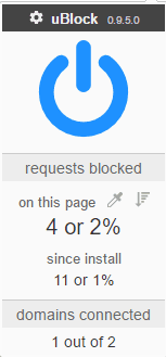 ublockポップアップブロッカー