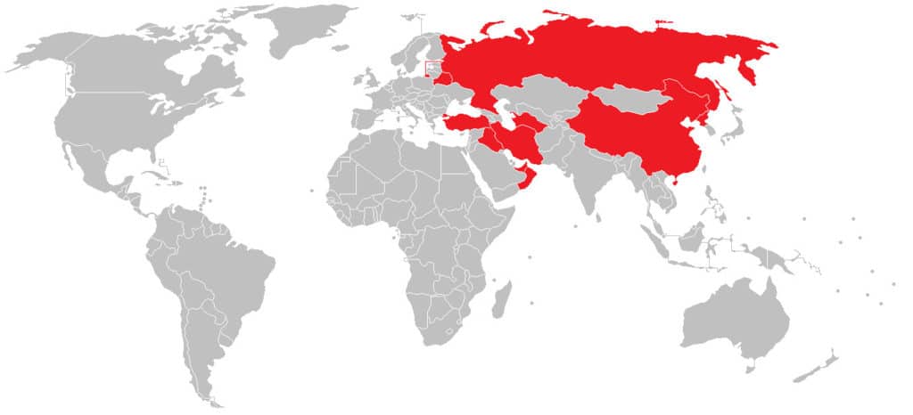 Un mapa mundial para mostrar dónde son legales las VPN.